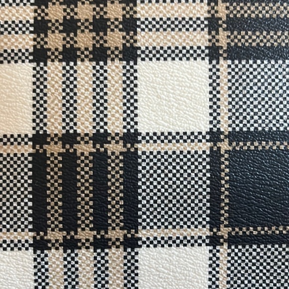 BEAUTIFUL 🤩 - Midnight, Gold, Tan & Cream Aid Coach Rowan File Crossbody Purse - Picture 6 of 9